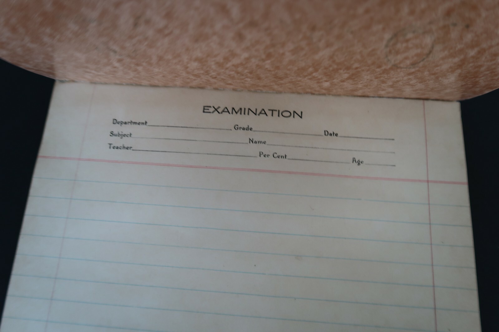 Vintage Osborn Paper Co. The Double Q Examination Composition Lined Notepad