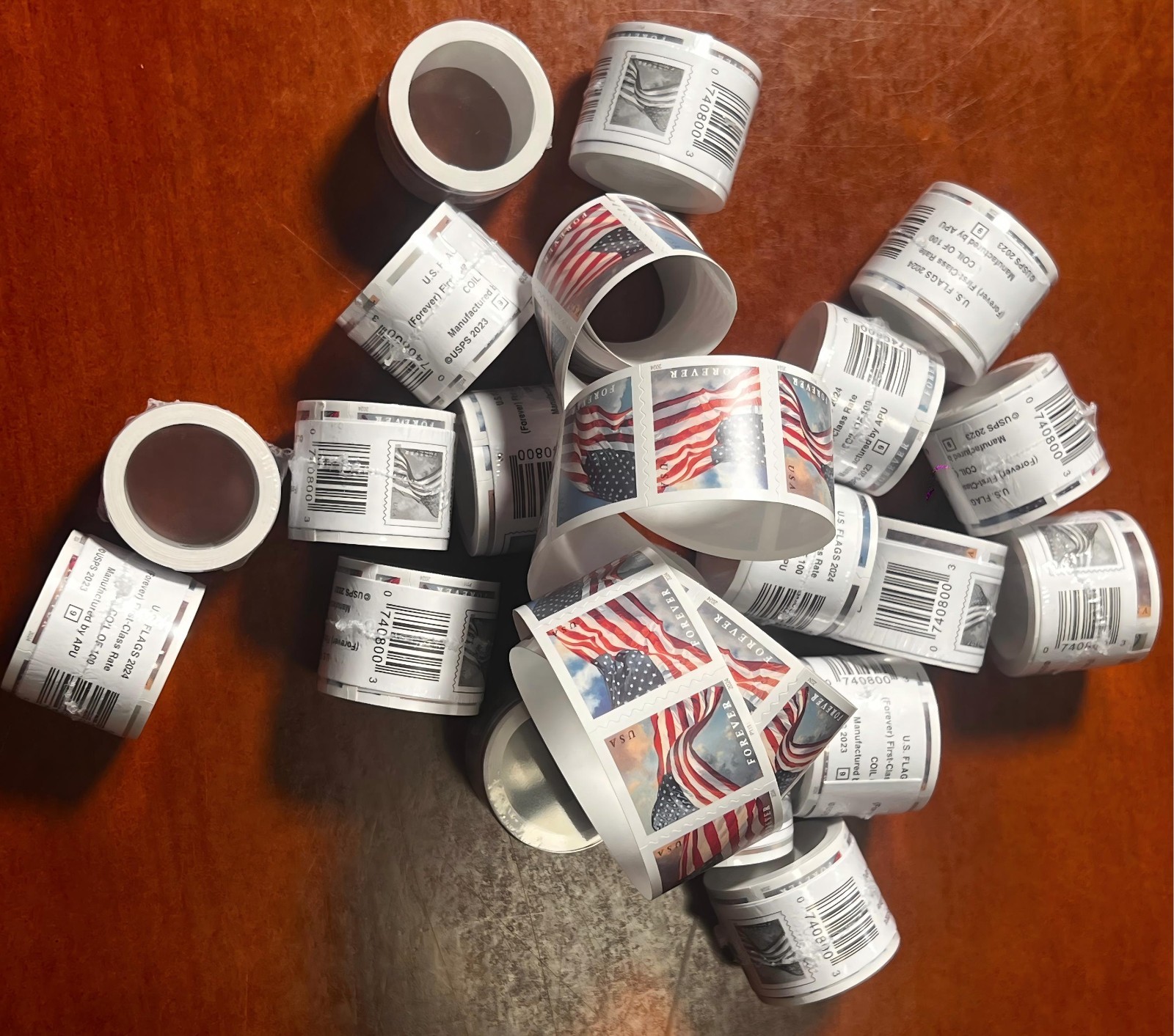 Newest 1 ROLLS Of 100 USPS-postage,100 PCS-Special Sale, New Sealed!