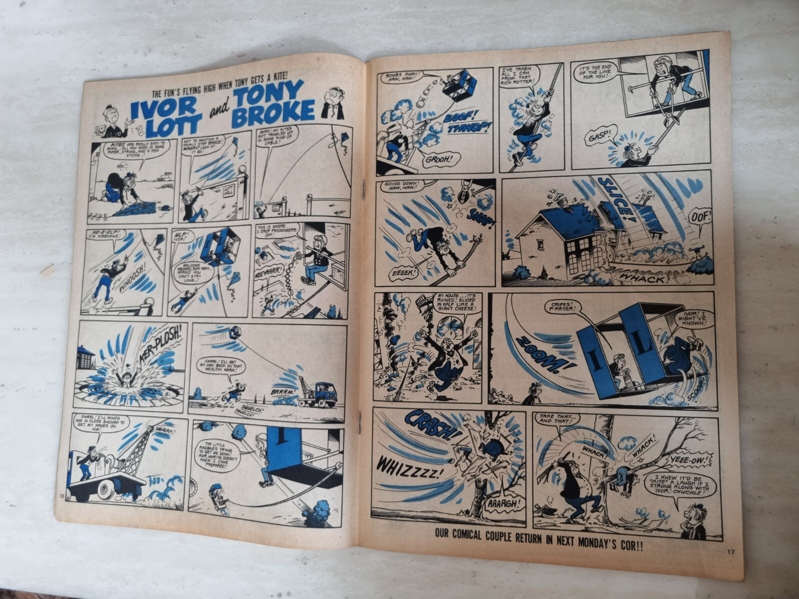 Cor!! IPC Magazines British Weekly Comic 22nd September 1973