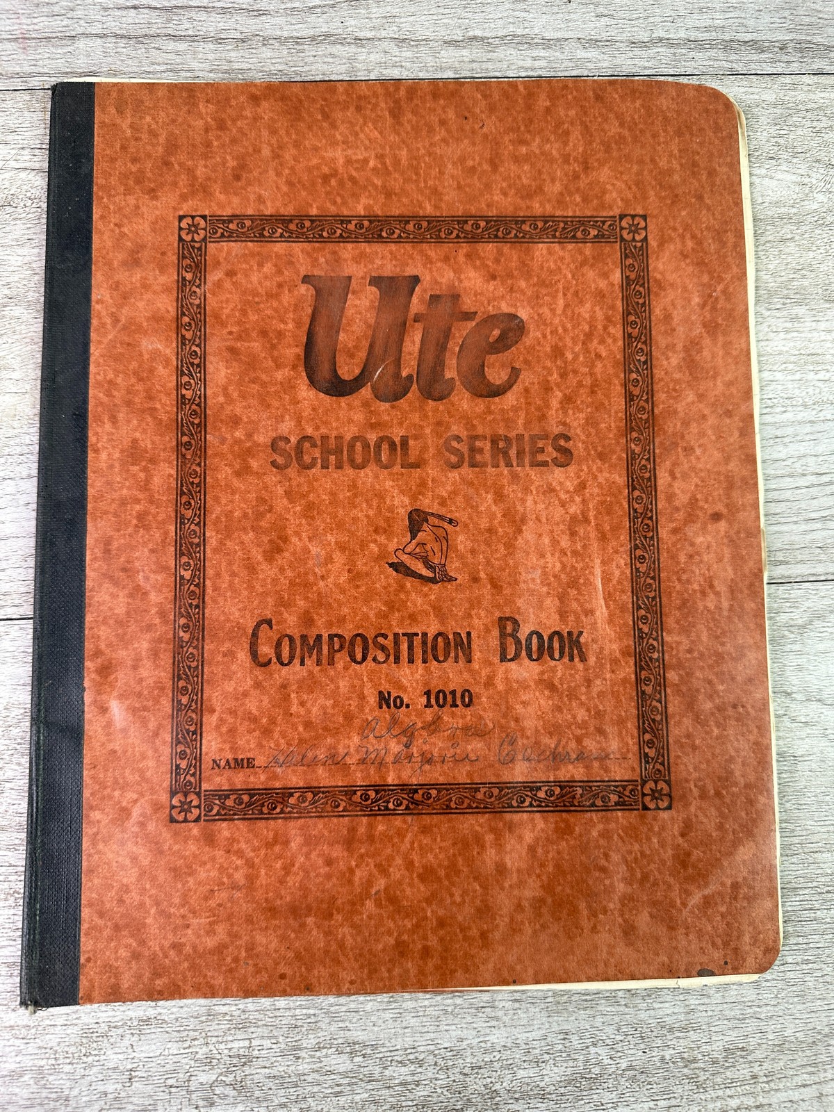 Vintage Ulite School Series Composition Book No. 1010 Lined Paper Collectible