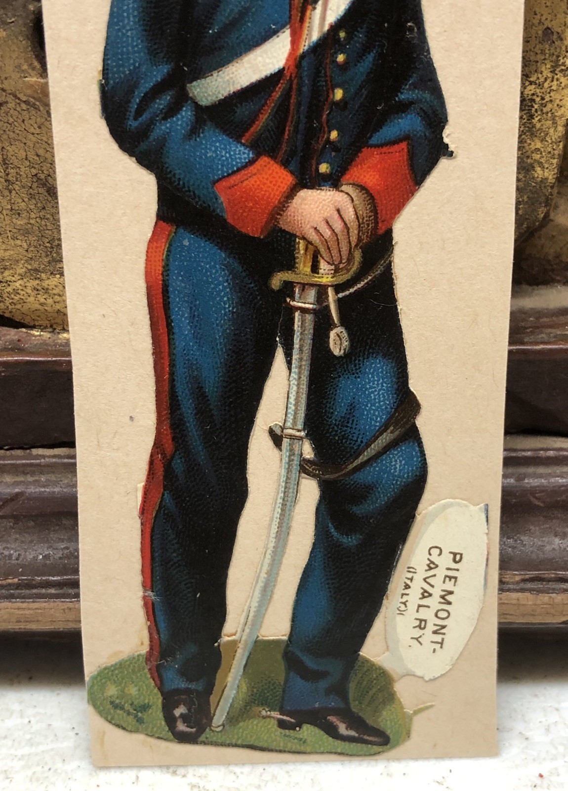 Piemont Calvary Die Cut Scrap by Raphael Tuck & Sons Military Italy #270 – L2