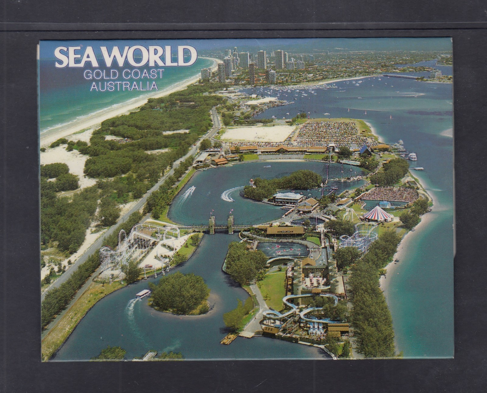 Australia Postcard View Folder – Sea World Park Gold Coast Qld Unused