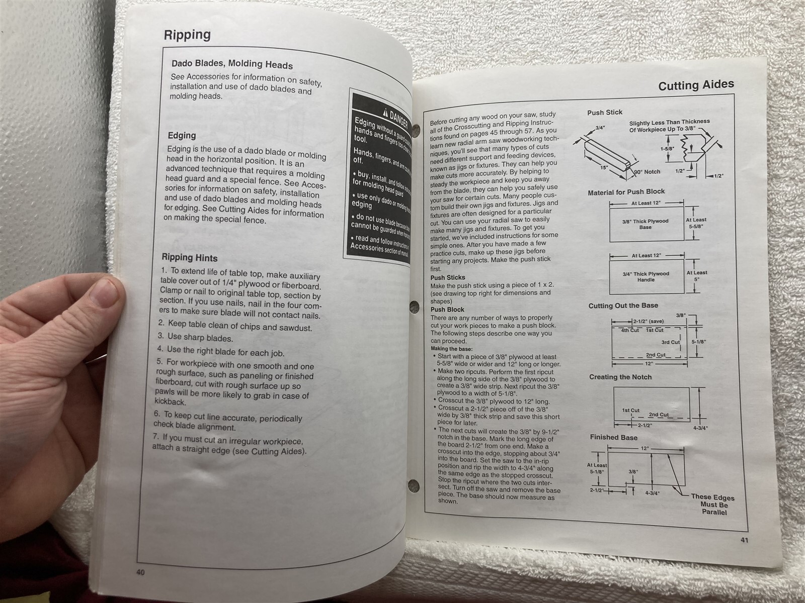 2000 Craftsman 509346 Radial Saw Guard Kit Owners Manual Guide Vtg
