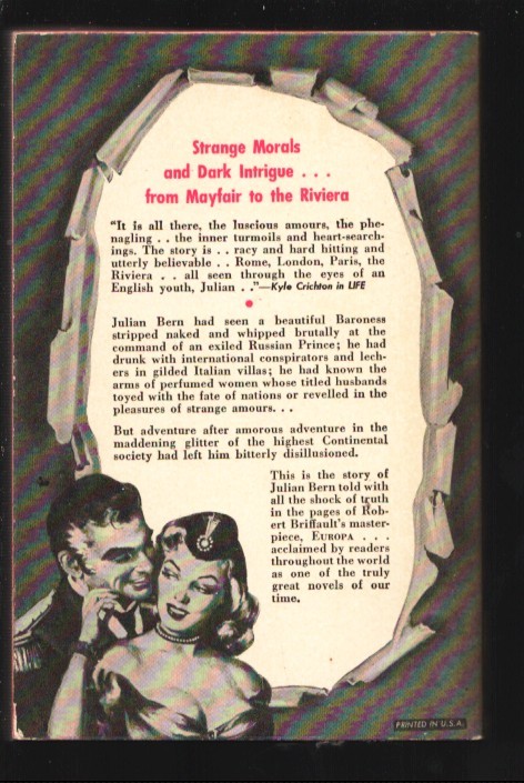 Europa #272 1950- Rare Avon Pocket Book