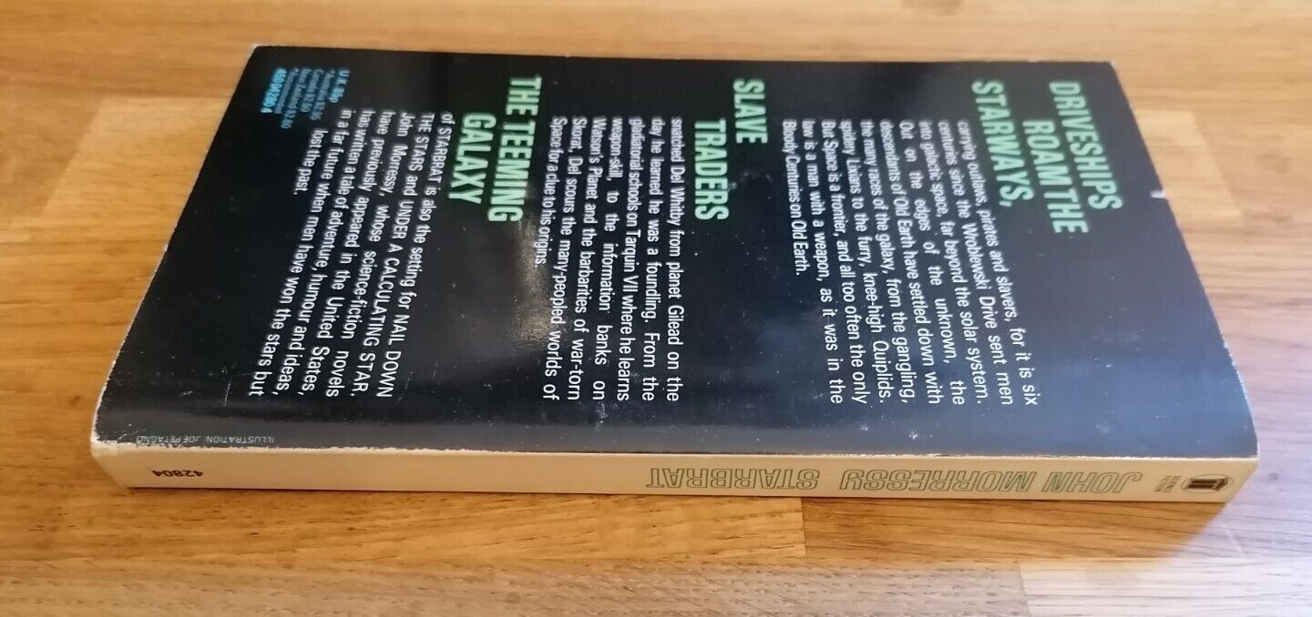 BOOK – Starbrat By John Morressy Paperback Sci-Fi Fantasy 1979 1st NEL
