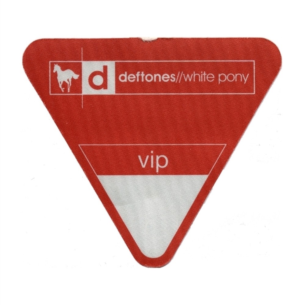 Deftones 2000 White Pony concert tour vintage VIP Backstage Pass