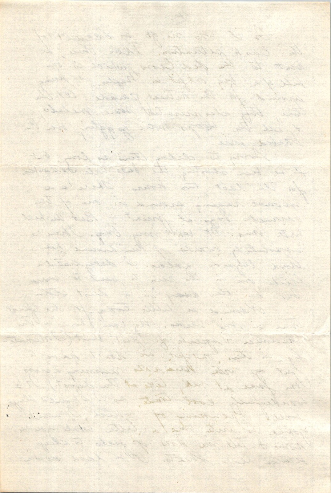 World War II 1940s Handwritten 3-Page Letter to Navy Sailor Oliver Deane