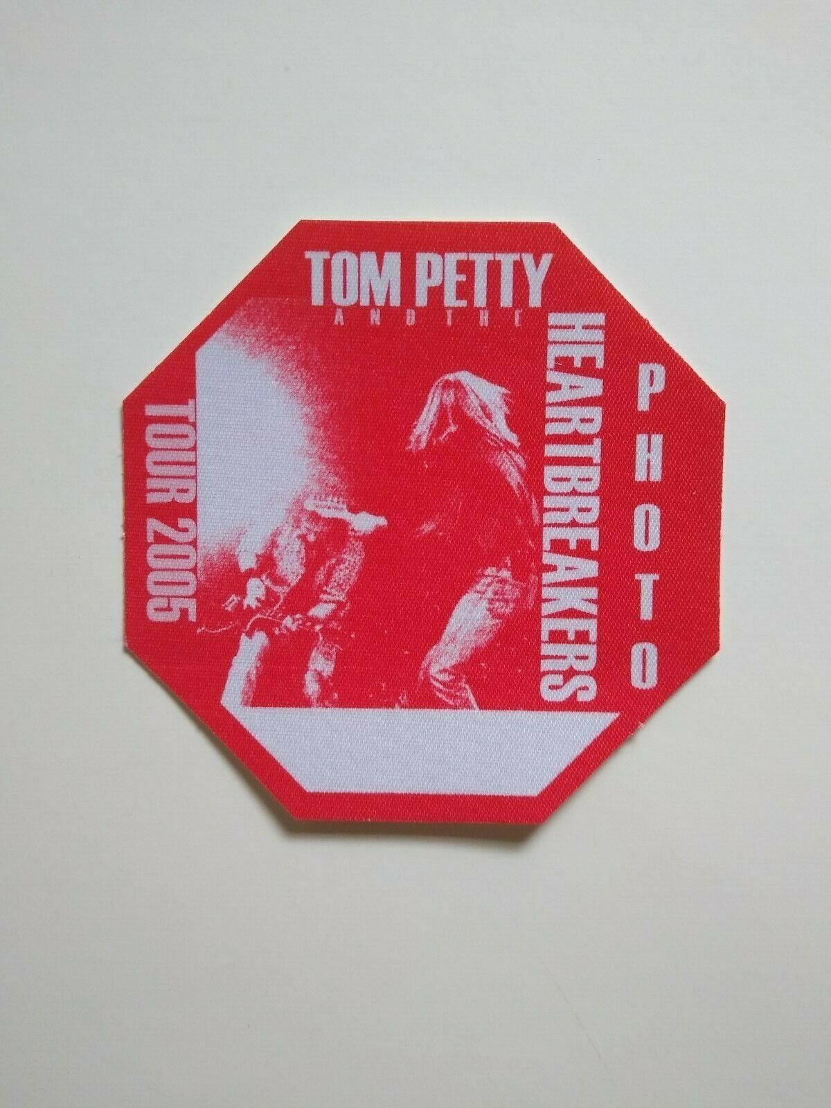 Tom Petty And The Heartbreakers Backstage Pass Original Pop Rock Music 2005 Red