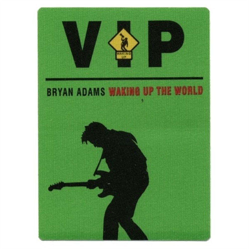 Bryan Adams 1991 Waking up the World concert tour Band VIP Backstage Pass