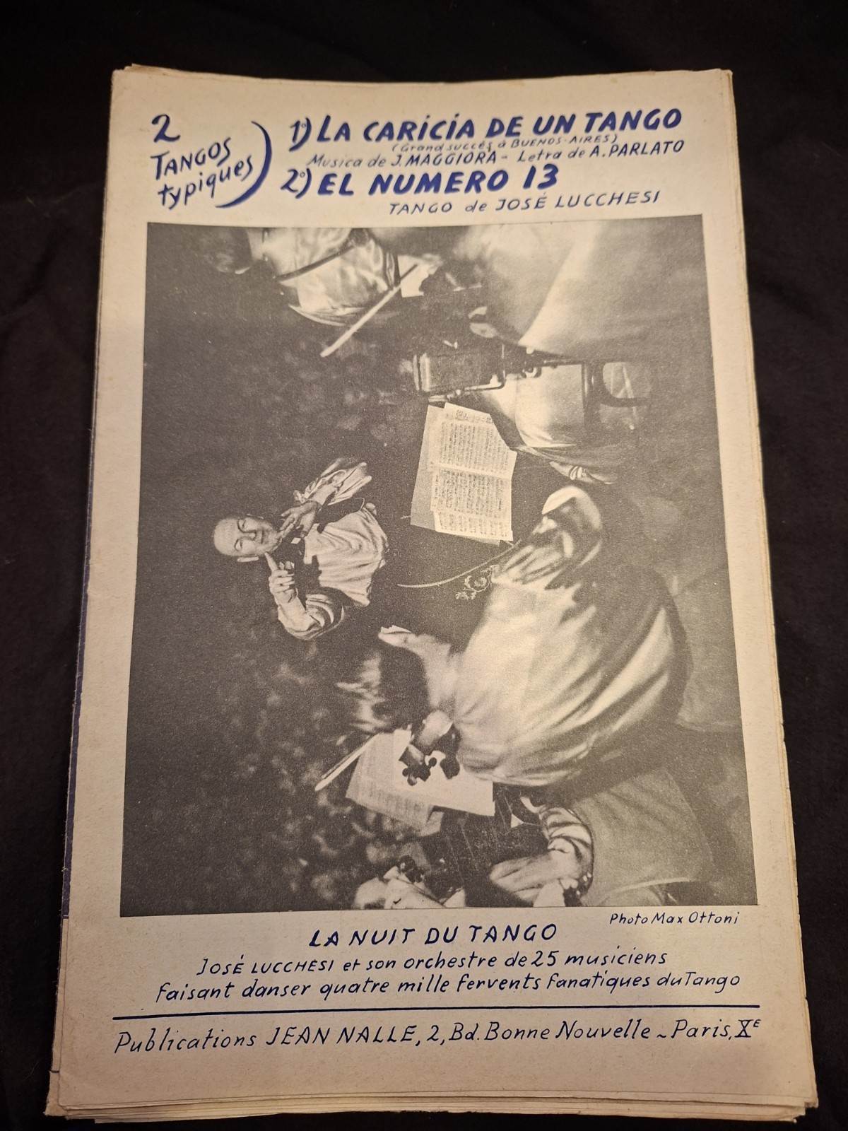 Partition La Caricia De Un Tango Parlato The Number 13 Lucchesi Sheet Music