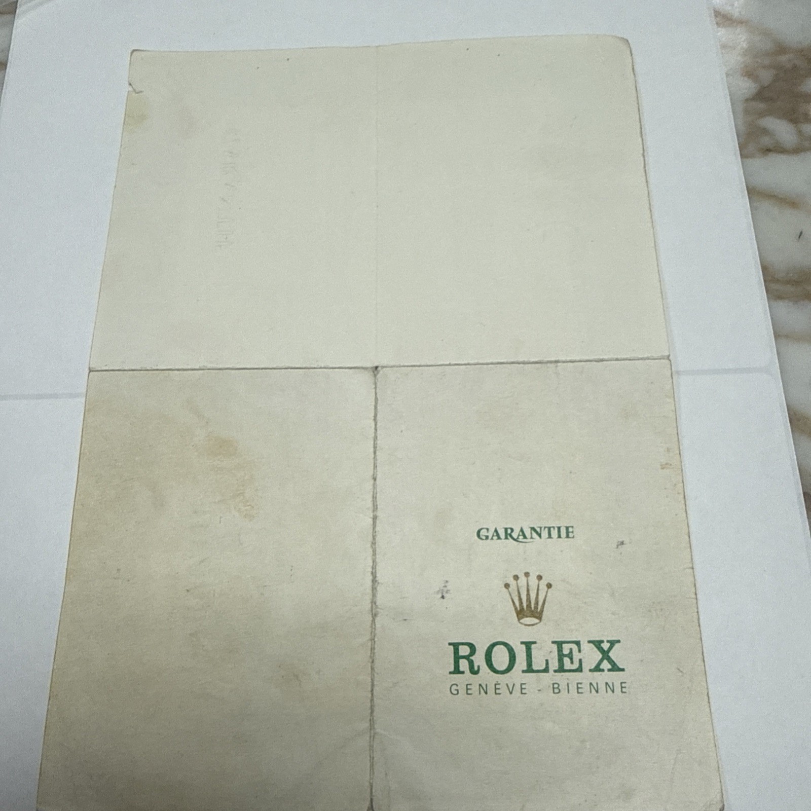Rolex 6265 Daytona Cosmograph Vintage Warranty 1972 Certificate Guarantee