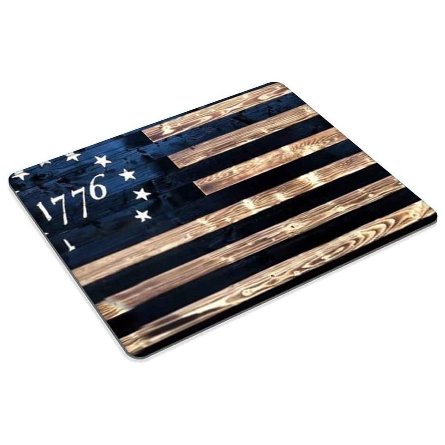 1776 Vintage American Flag Mouse pad Customized Mousepad Non-Slip Rubber Base…