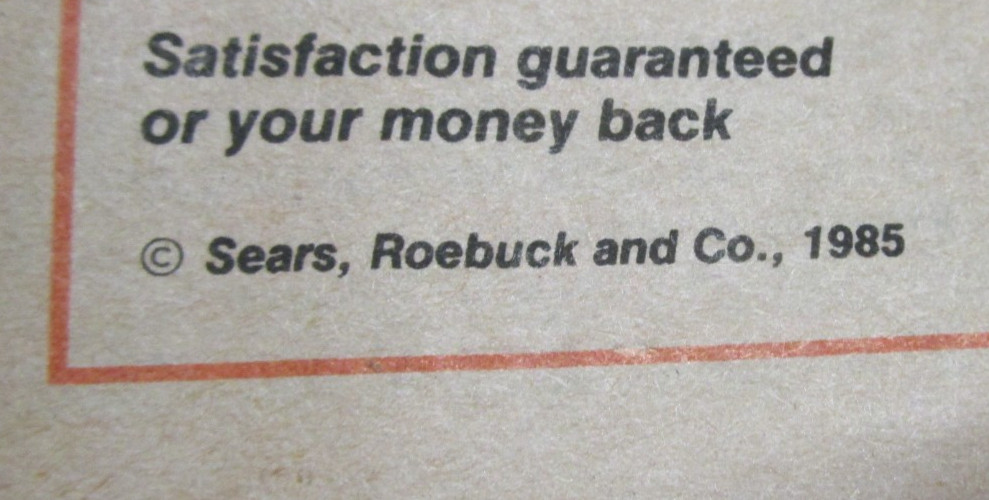 1985 VINTAGE 1980’s SEARS STORE ADVERTISING SALES NEWSPAPER CATALOG