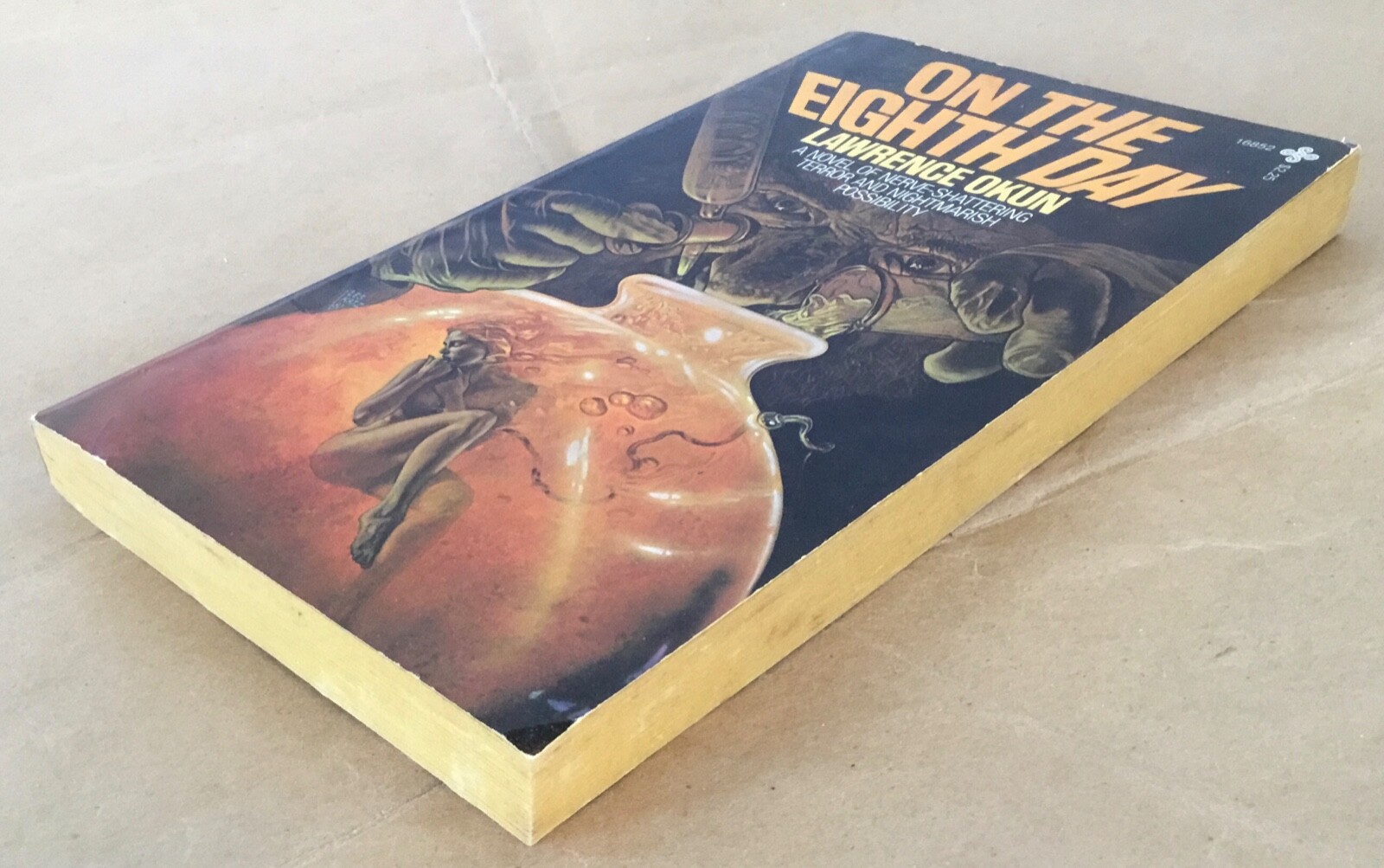 On the Eighth Day Lawrence Okun vintage sci-fi book 1981 Playboy Paperbacks 1st