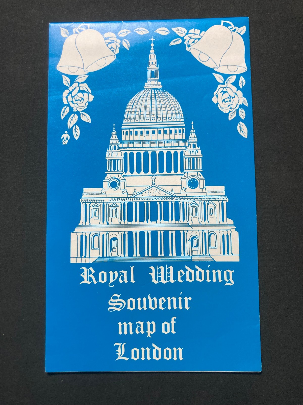 The 1981 (Charles & Diana) Royal Wedding Souvenir Map of London C66