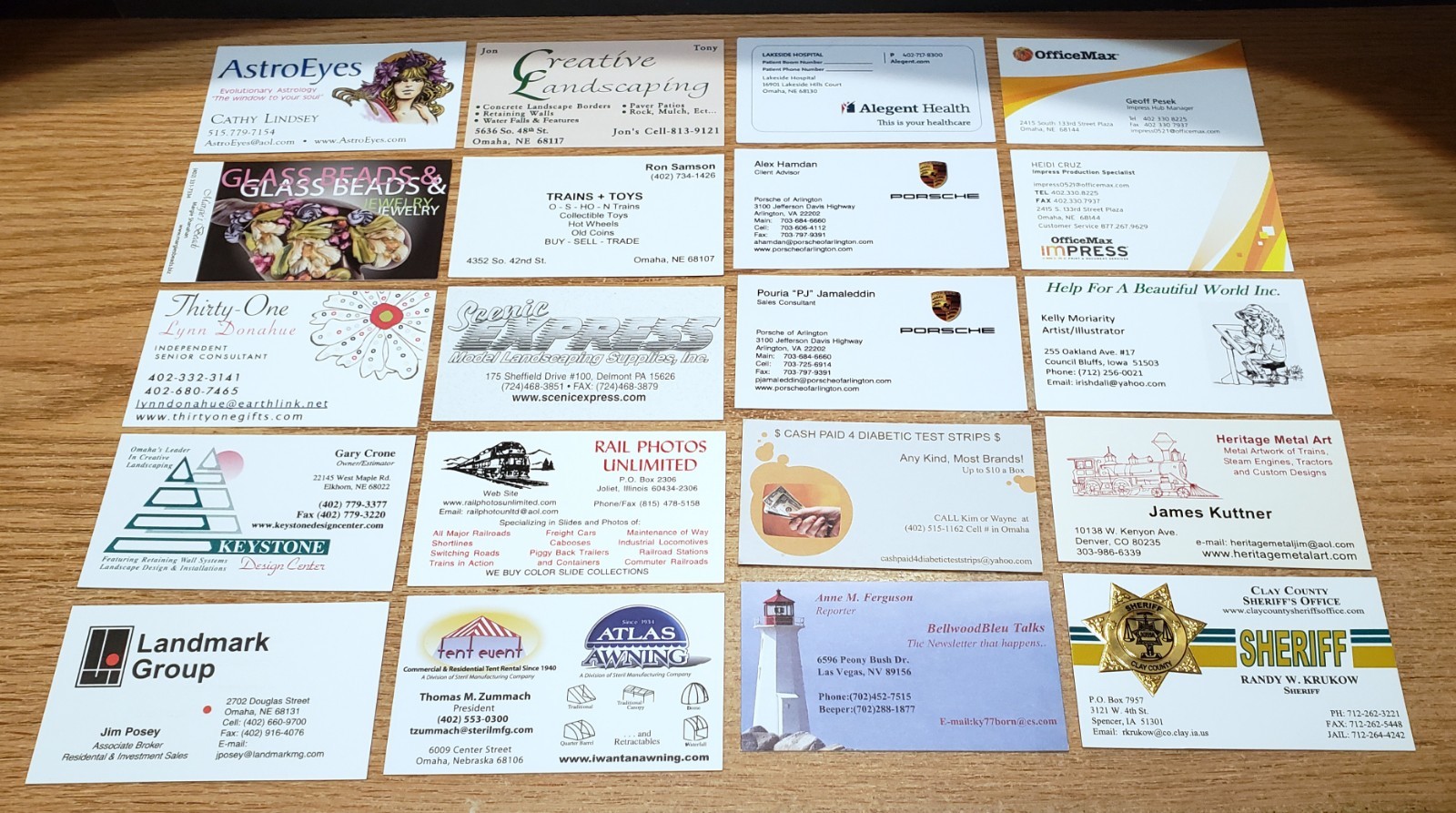 🔥 LOT of 100 MISC. Related BUSINESS CARDS for BUSINESS CARD COLLECTION L5