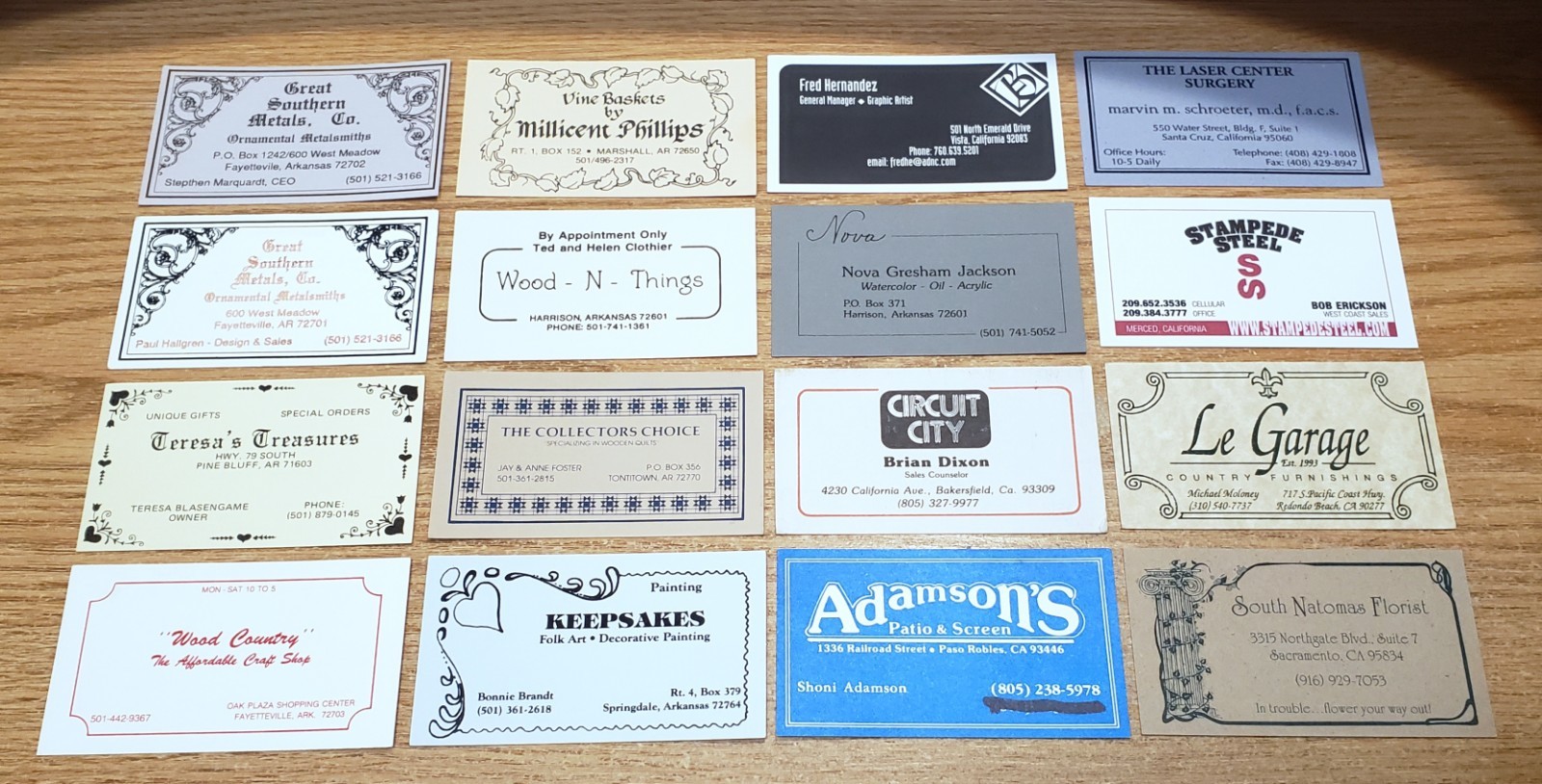 🔥 LOT of 100 Misc. BUSINESS CARDS w/ BORDERS for BUSINESS CARD COLLECTION L13