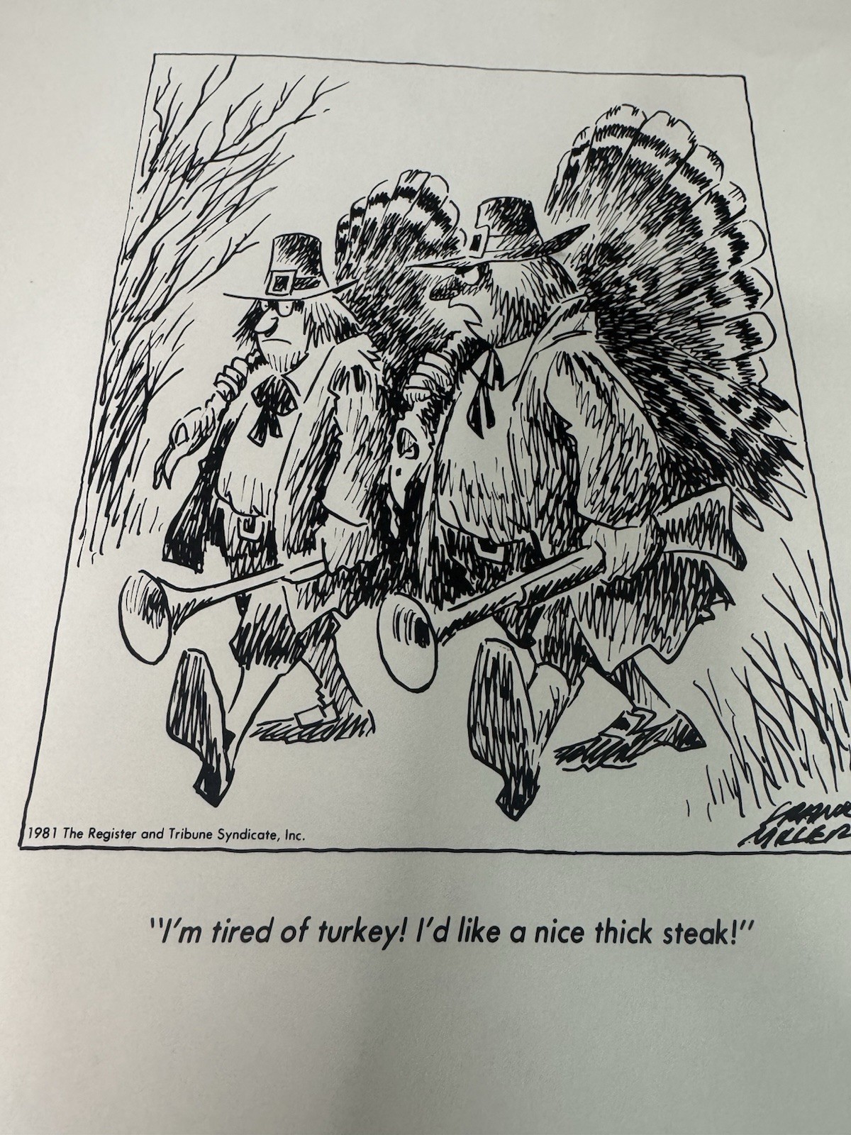 11 Vintage Graeme Miller Political Cartoon Prints 1981 1982 Register Tribune