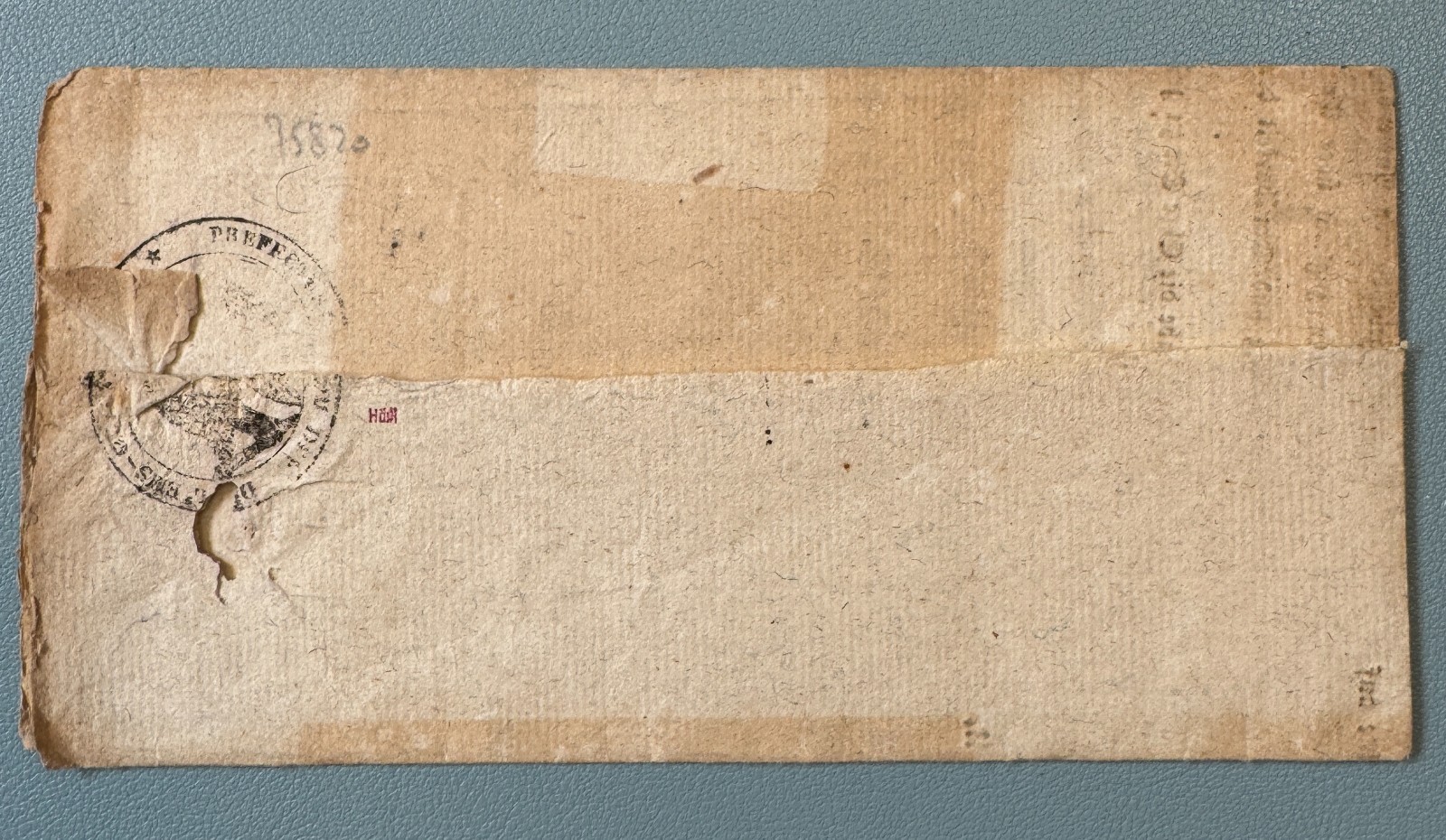 First French Empire Letter By AURICH (Conquered Dept EMS ORIENTAL) 1813