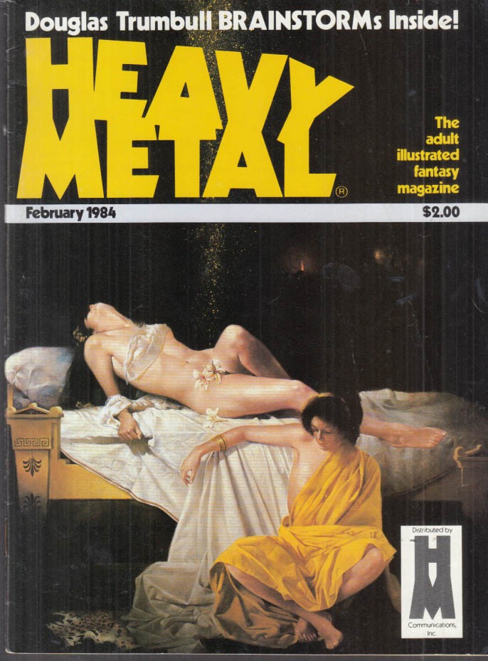 HEAVY METAL 2 1984 Douglas Trumbull; Moebius; Crepax; Browne; Font; Enos ++
