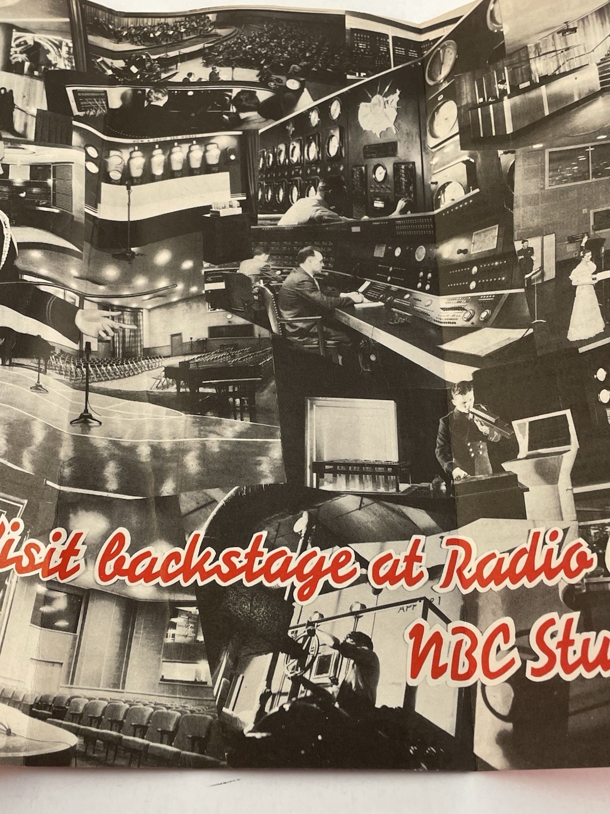 1936 NBC Radio City Studio Tour Brochure Rockefeller Center New York Art Deco