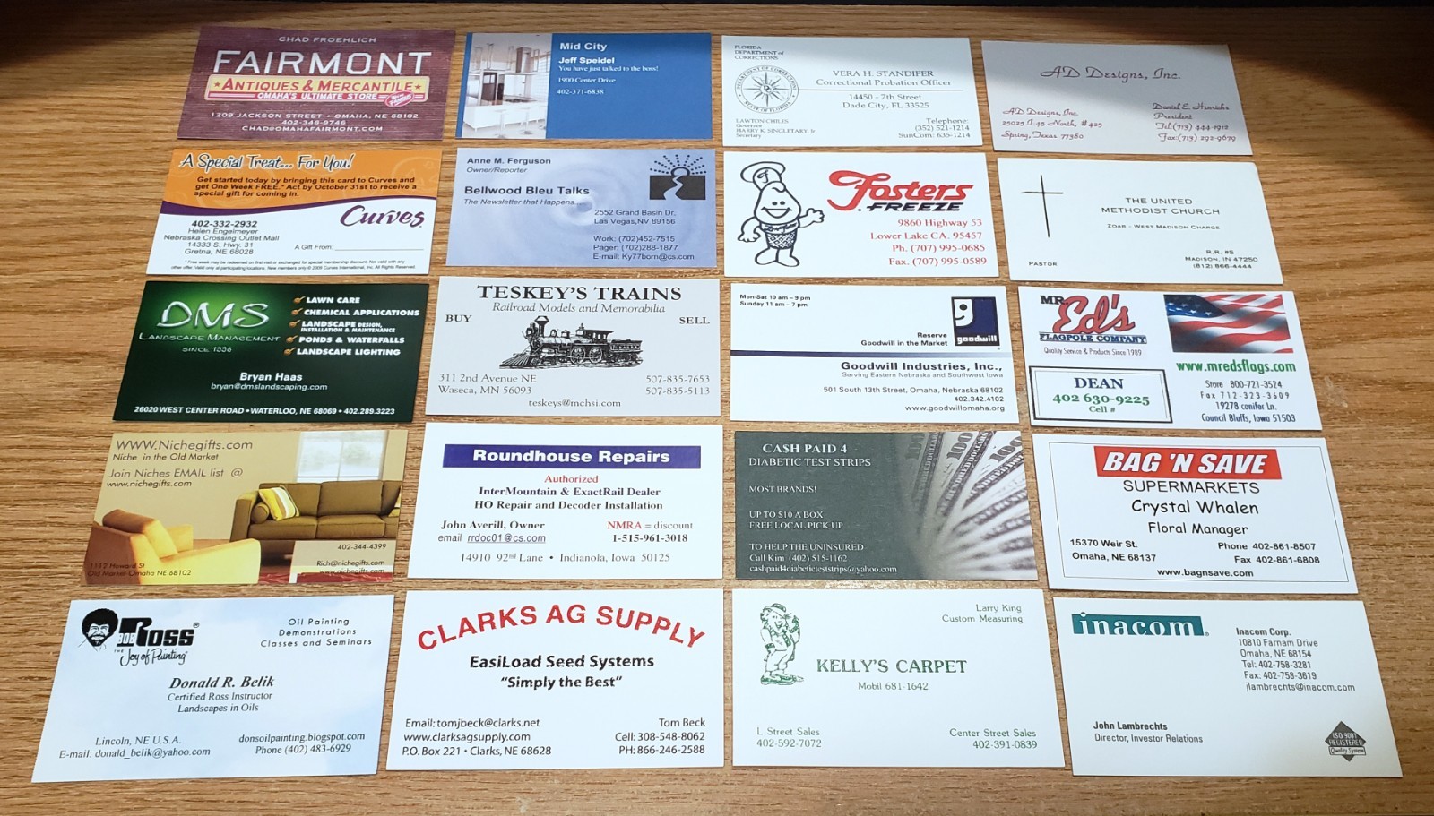 🔥 LOT of 100 MISC. Related BUSINESS CARDS for BUSINESS CARD COLLECTION L5