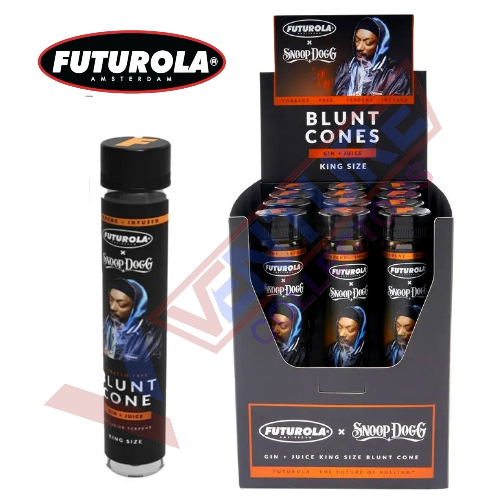 Futurola Blunt Cone The Toad SNOOP DOG Pre Rolled Cone 12 Tubes – FREE SHIPPING