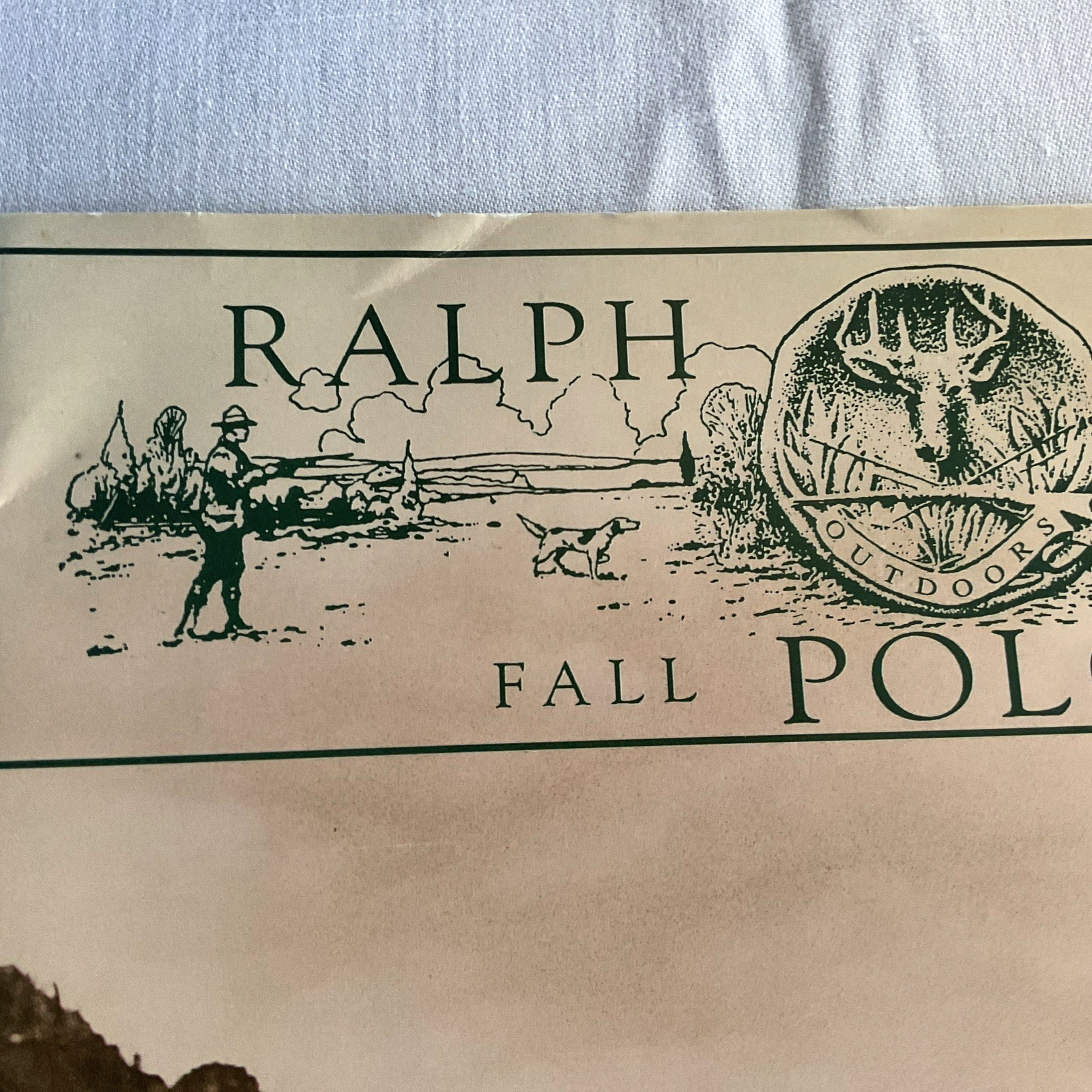 POLO Ralph Lauren Fall 1991 store catalog Vintage 12.5″ X 12.25″