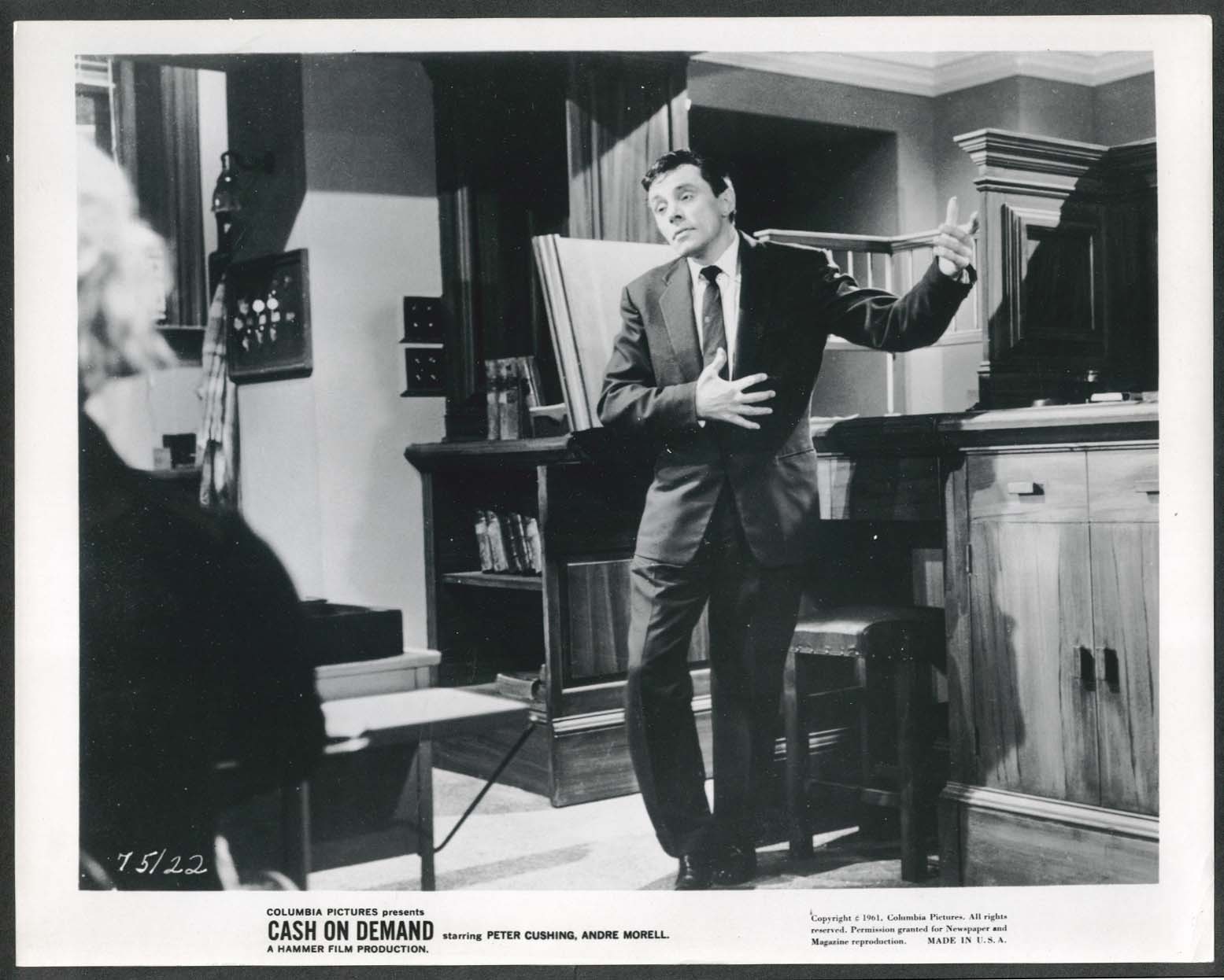 Barry Lowe Cash on Demand 8×10 photograph 1962