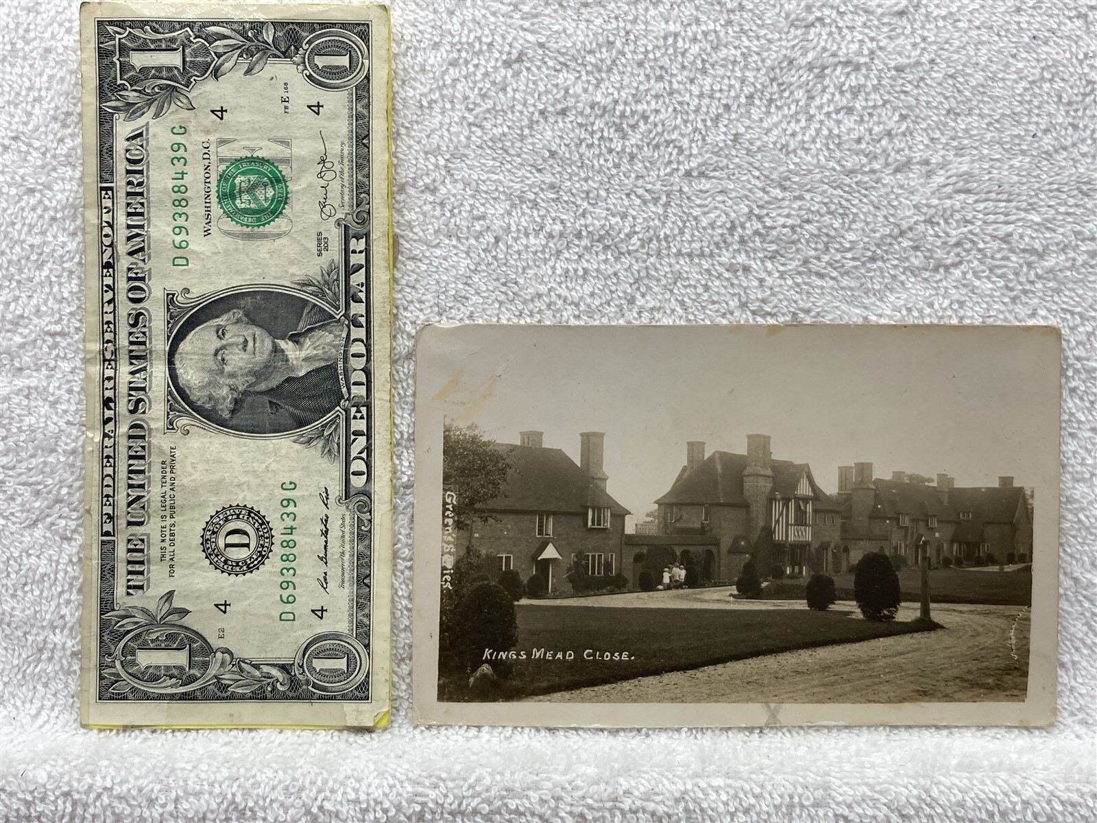 1920’s 1930’s Kings Mead Close Cheshire United Kingdom England Postcard Vtg