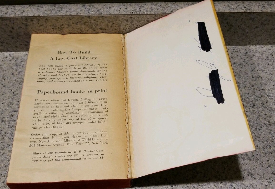 THE FOUNTAINHEAD by AYN RAND Paperback Soft Cover Book ~ 1958 4th Printing RARE