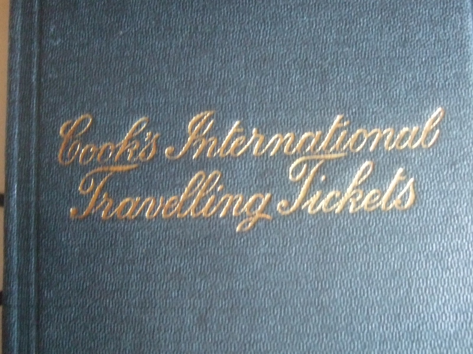 Cook’s Tour Travel Tickets 1913 1923