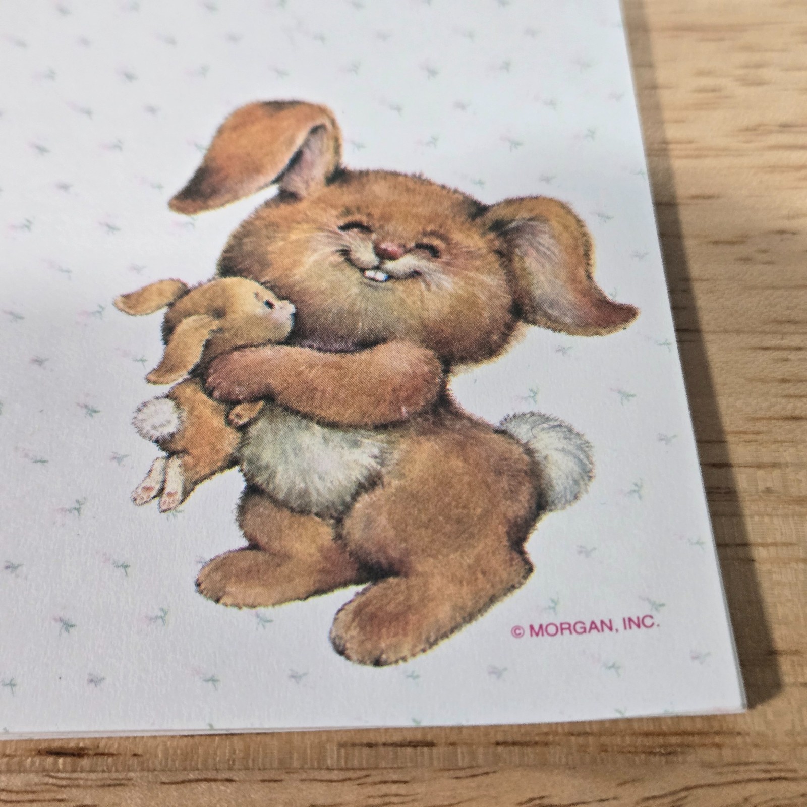 Critter Sitters Hug Some-Bunny Stationary Set Vintage 1982 Mead Montag 21 Sheets