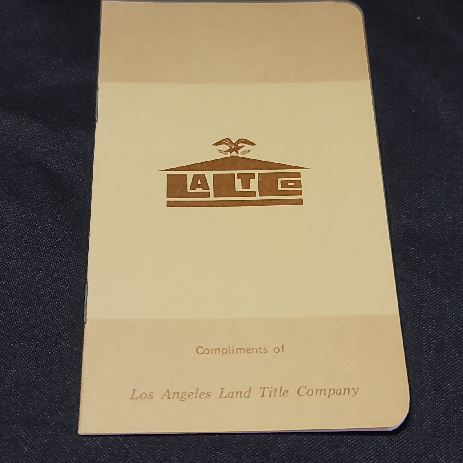 Vintage c1980s Los Angeles Land Title Company Payment Register Unused VTG