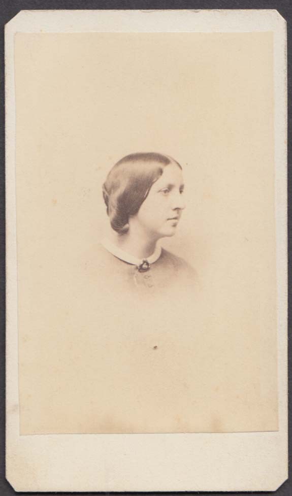 Mary W Bemis portrait CDV by unknown photographer 1 1862
