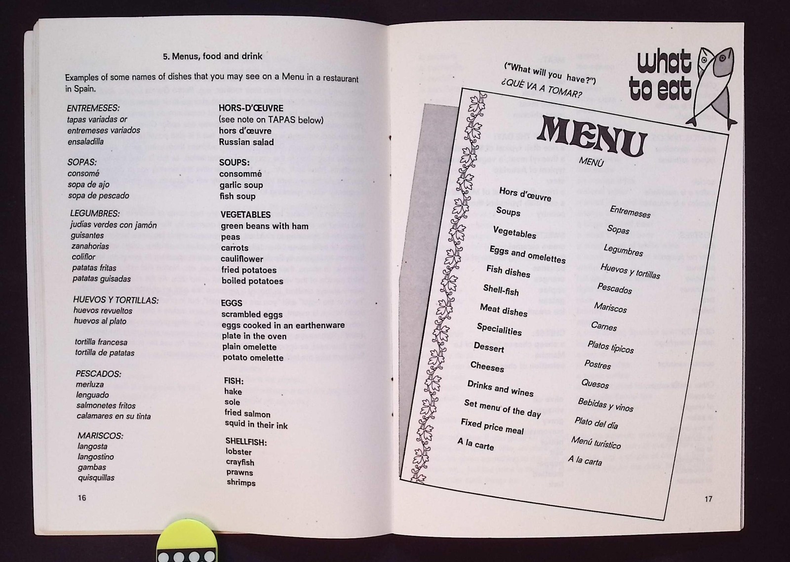 Eurotone Four Phase Introduction to Spanish Book II, Phrases & Useful Info, 1974