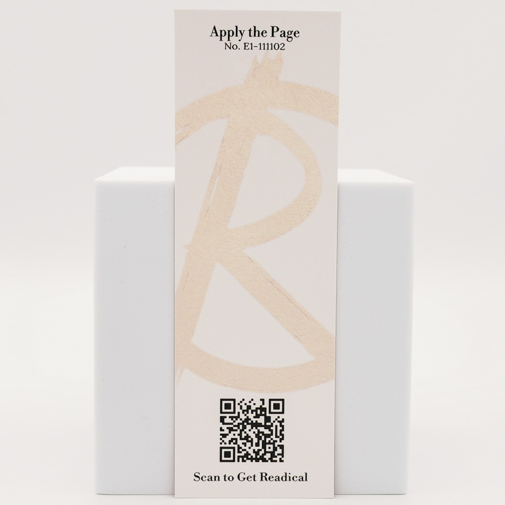 Readical™ Core Series Bookmark — Apply the Page
