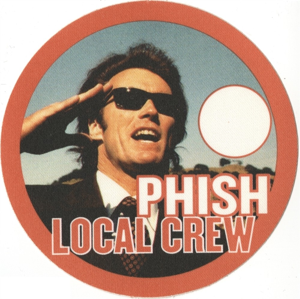 Phish 1999 The Siket Disc concert tour Dirty Harry Local Crew Backstage Pass