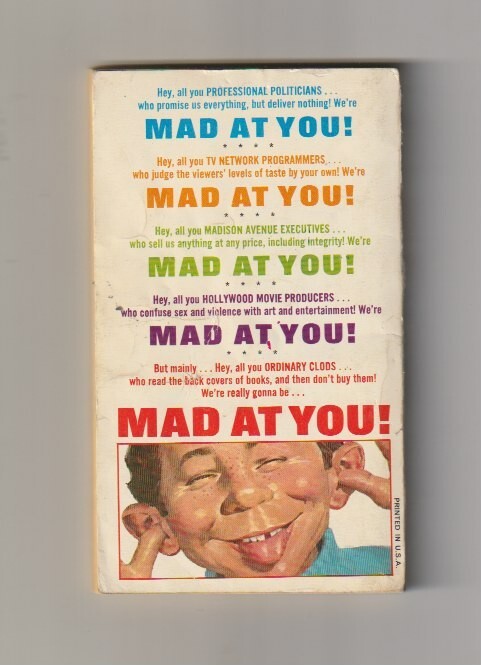 J026 Mad At You Warner Humor Vintage Paperback Book Comic