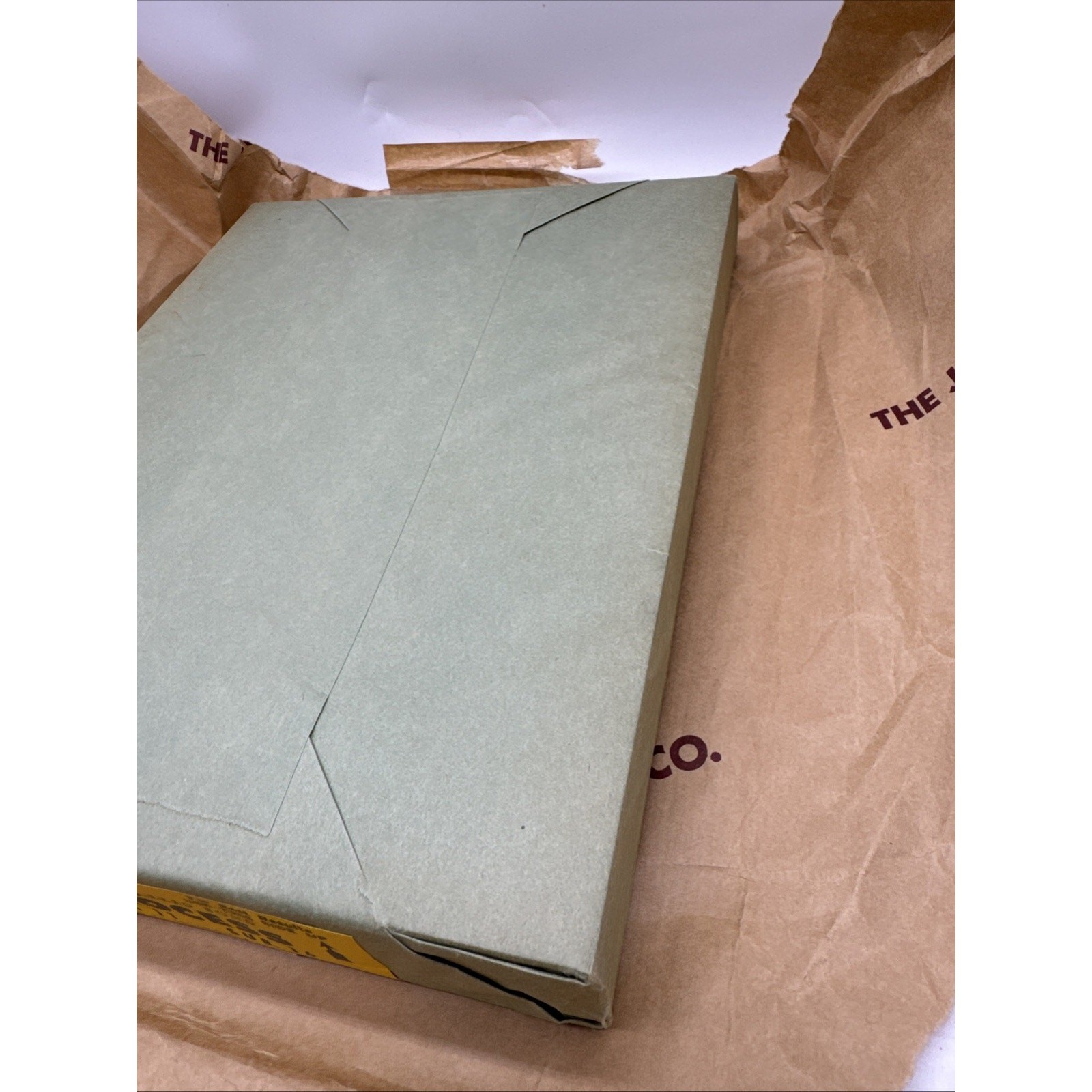 ANTIQUE 500 PAGE REAM AB DICK GOLD LABEL WATERMARKED BOND SPIRIT PROCESS 1920S