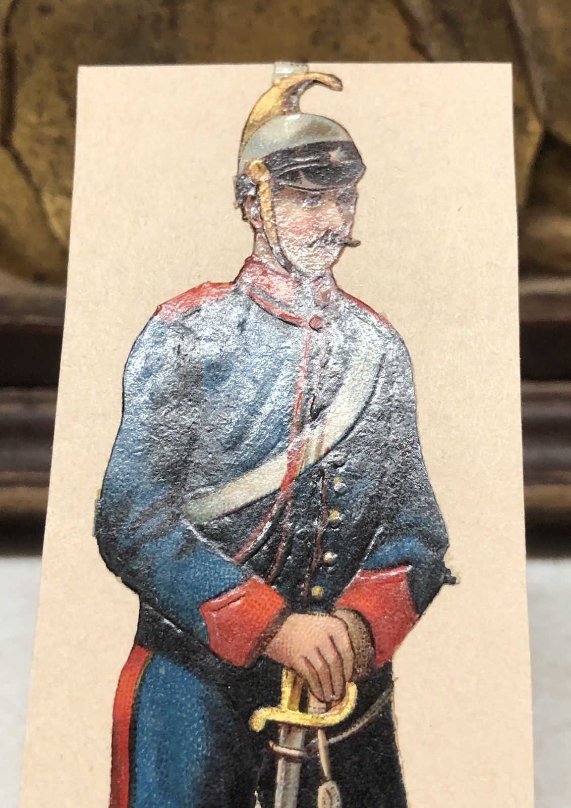 Piemont Calvary Die Cut Scrap by Raphael Tuck & Sons Military Italy #270 – L2
