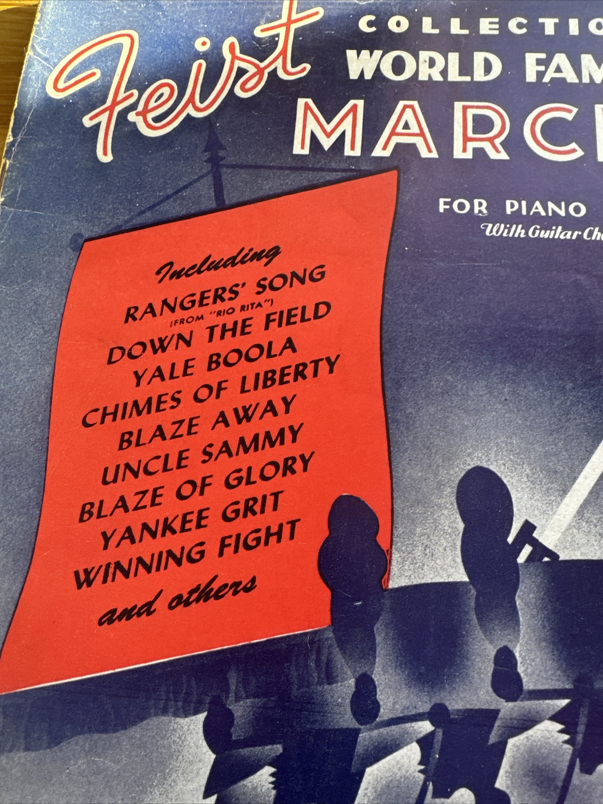 Feist Collection Of World Famous Marches For Piano Solo By Leo Feist 1936