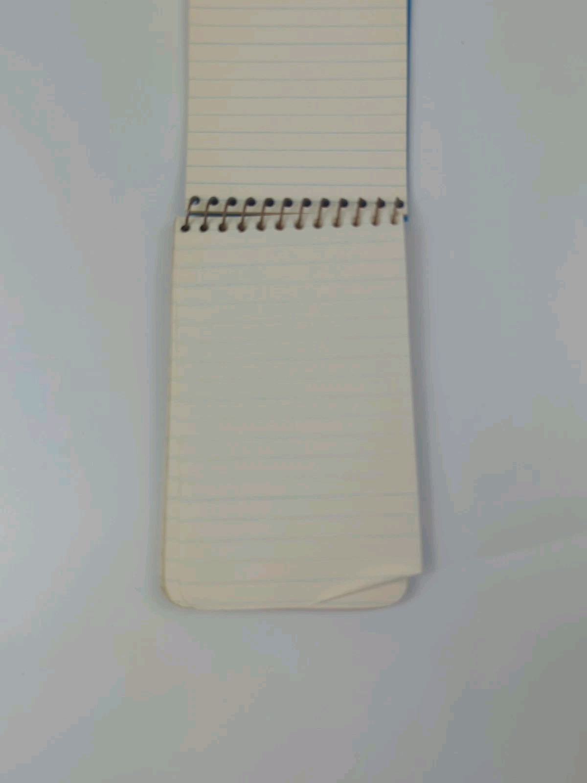Vtg blue Perma-cover Memo Book National Blank Book Co Lined
