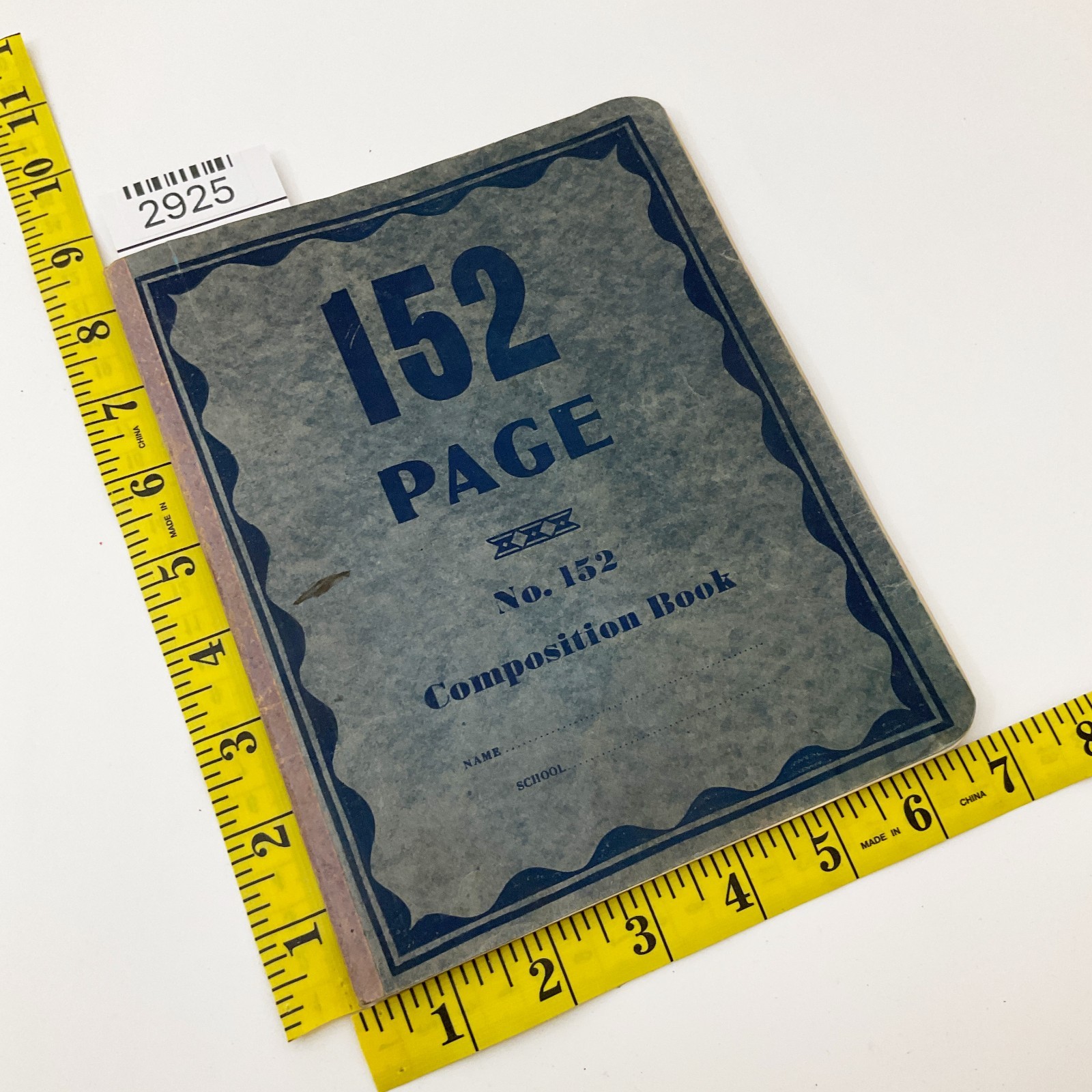 No 152 Composition Book 152 Page Lined School Notebook Writing Pad