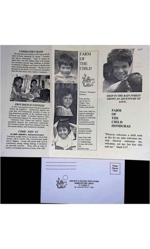 Farm of the Child Brochure Honduras Guatemala 1987 Non-Profit Orphans Education