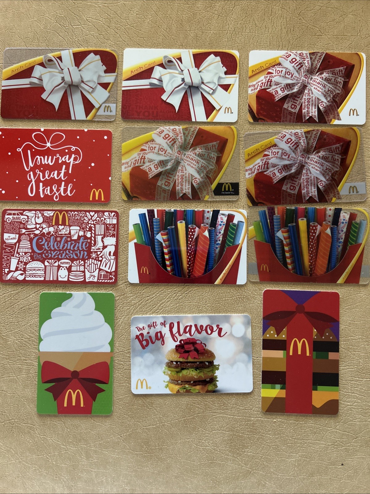 Lot Of 86 Different McDonald’s Arch Reloadable Gift Cards
