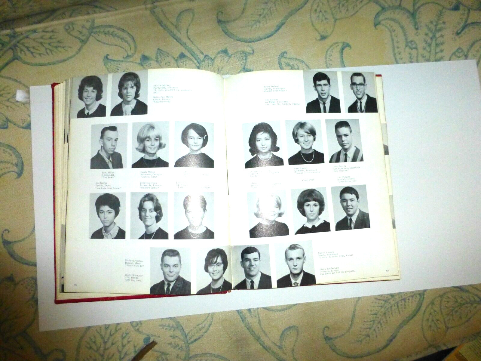 YEARBOOK YOKOHOMA JAPAN NILE KINNICK HIGH SCHOOL THE KRIMSON 1965