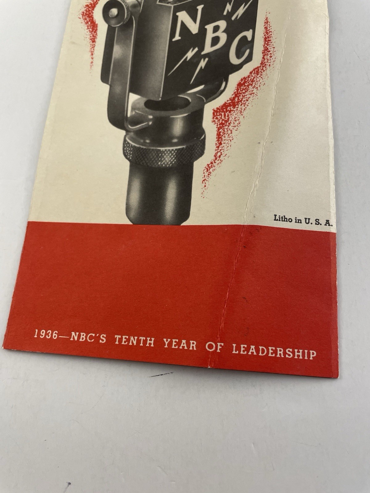 1936 NBC Radio City Studio Tour Brochure Rockefeller Center New York Art Deco