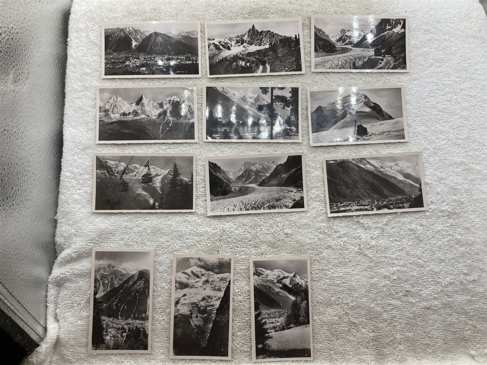 1930’s 1940’s Chamonix Mont Blanc Photograph Folder France Switzerland Italy