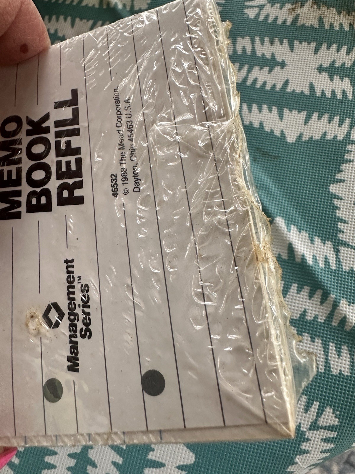 Mead Memo Book Refill Lined 6 Ring Looseleaf 6 x 3.5″-80 Sheets 46532 NOS 80’s